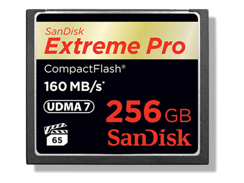 SanDisk 256GB CF Extreme Pro 160MB/s