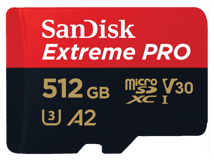 SanDisk 512GB MicroSD 200MB/s