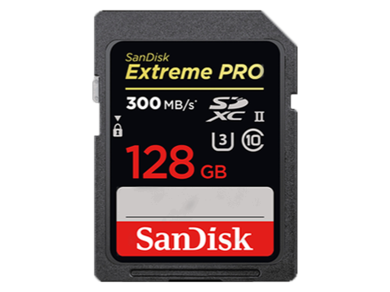 SanDisk 128GB SD/XC 300MB/s